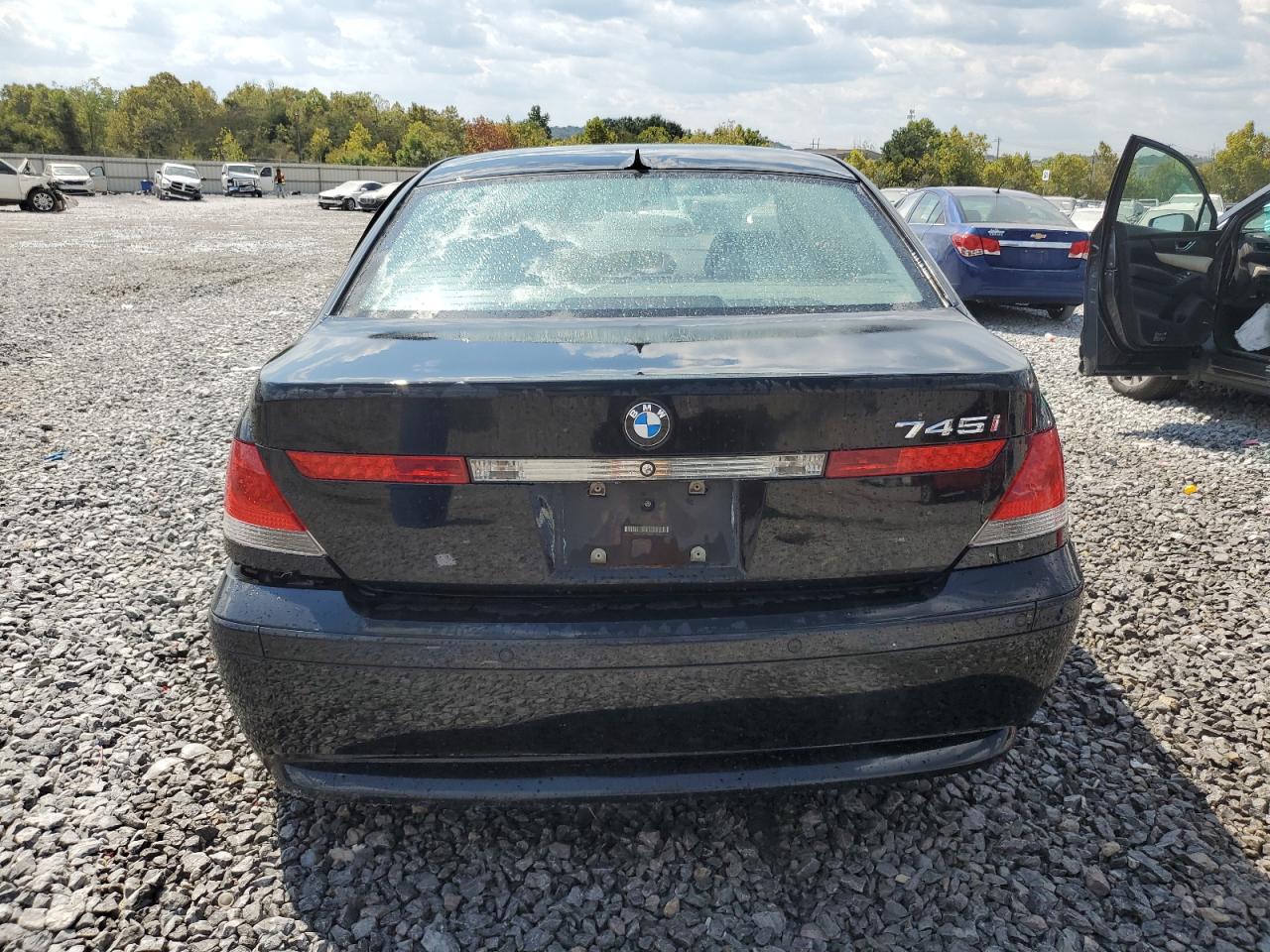 2002 Bmw 745 I Black vin: WBAGL63492DP54370