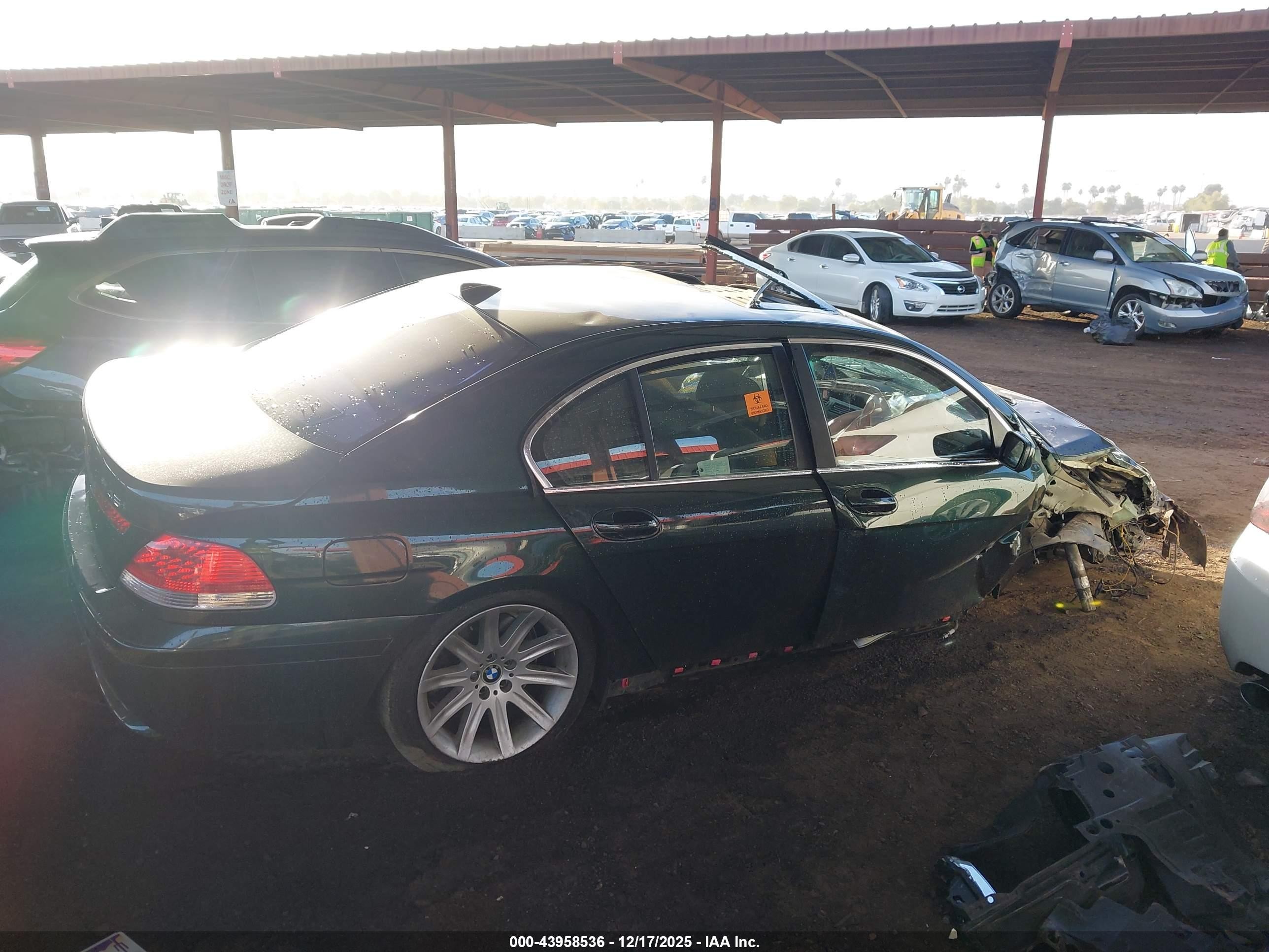 2002 Bmw 745i   Green vin: WBAGL63492DP58189