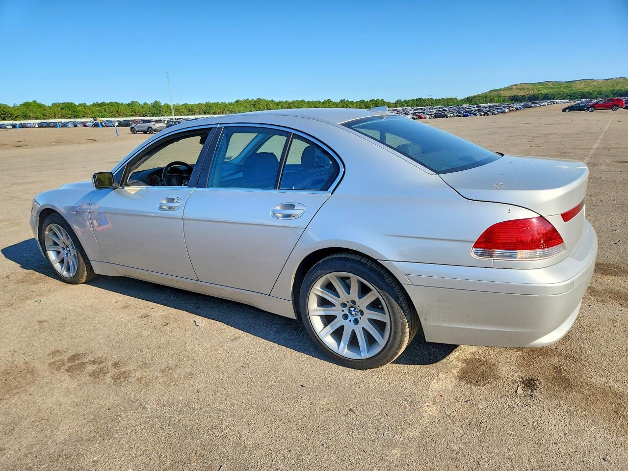 2003 Bmw 745 I Silver vin: WBAGL63493DP62115