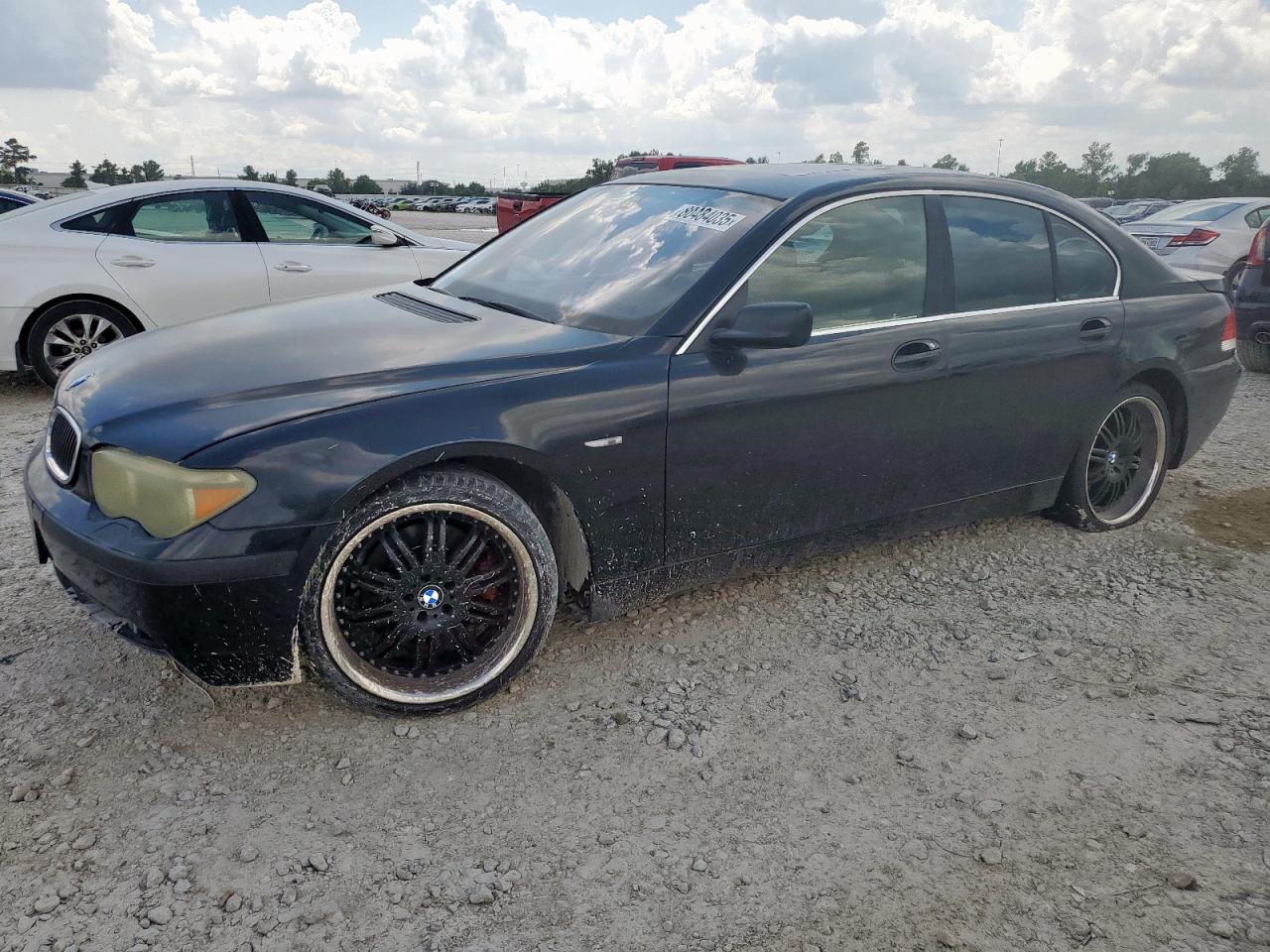 2003 Bmw 745 I Black vin: WBAGL63493DP66276