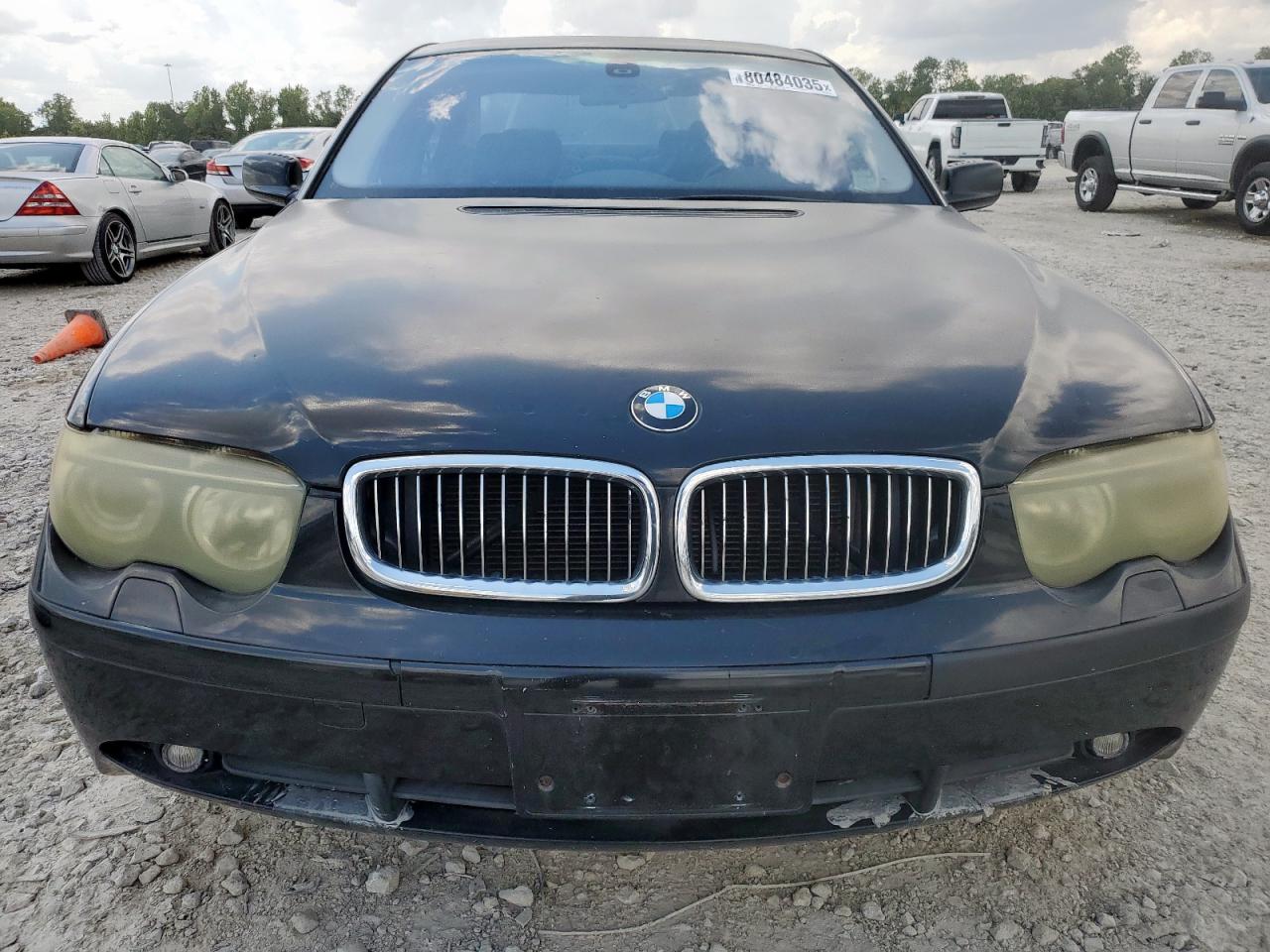 2003 Bmw 745 I Black vin: WBAGL63493DP66276