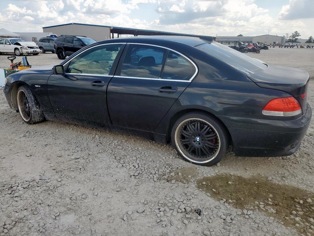 2003 Bmw 745 I Black vin: WBAGL63493DP66276