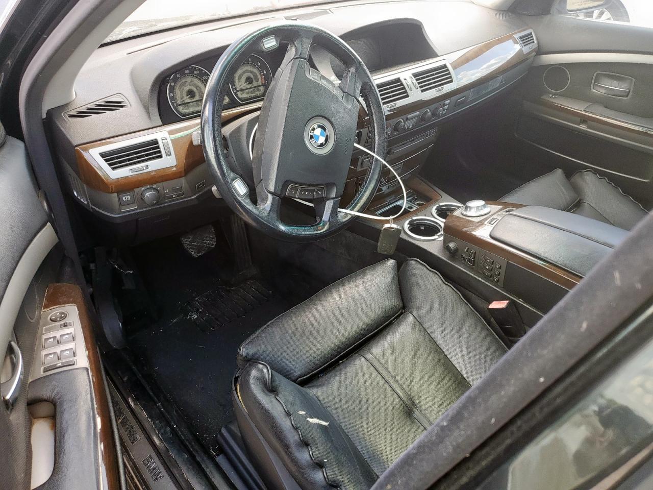 2003 Bmw 745 I Black vin: WBAGL63493DP66276