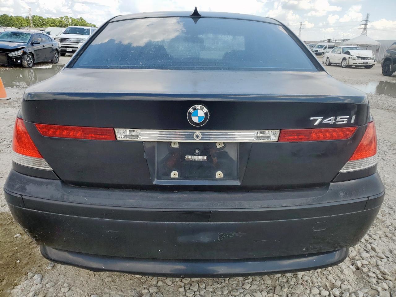 2003 Bmw 745 I Black vin: WBAGL63493DP66276