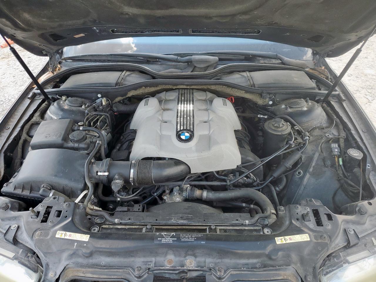 2003 Bmw 745 I Black vin: WBAGL63493DP66276