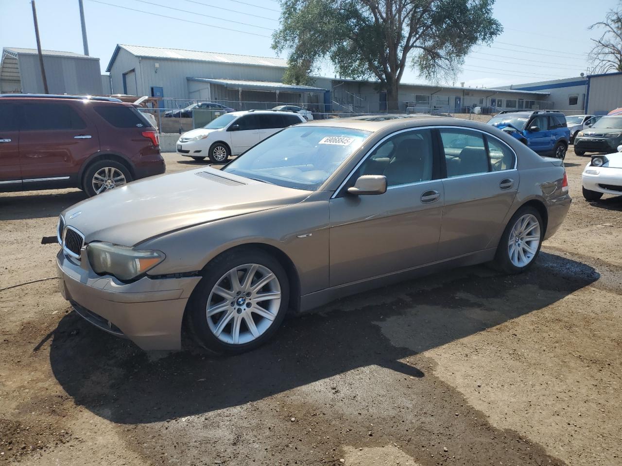 2002 Bmw 745 I Brown vin: WBAGL634X2DP59674