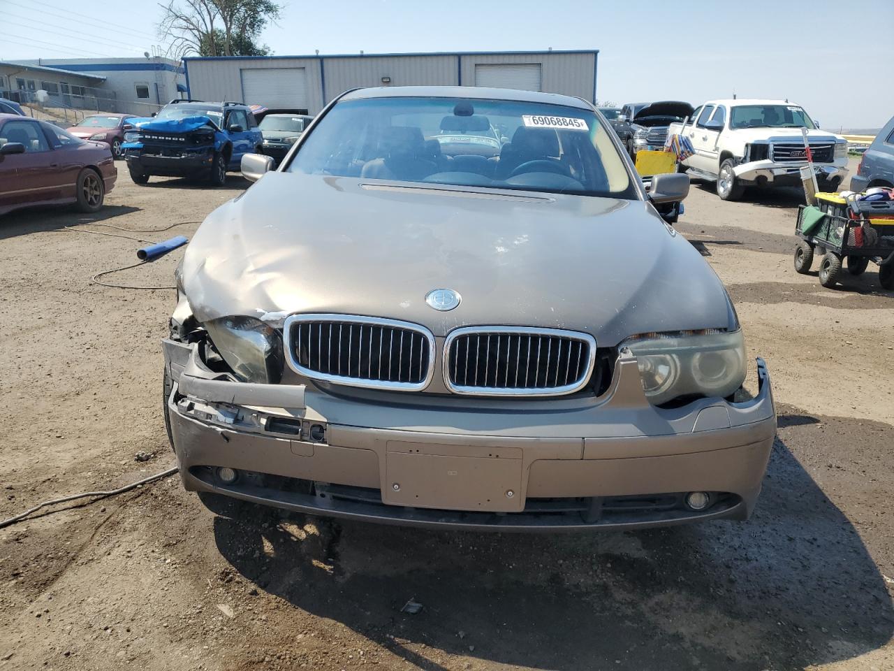 2002 Bmw 745 I Brown vin: WBAGL634X2DP59674