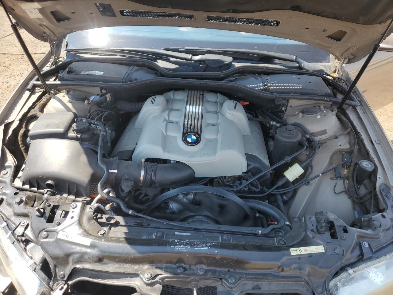 2002 Bmw 745 I Brown vin: WBAGL634X2DP59674