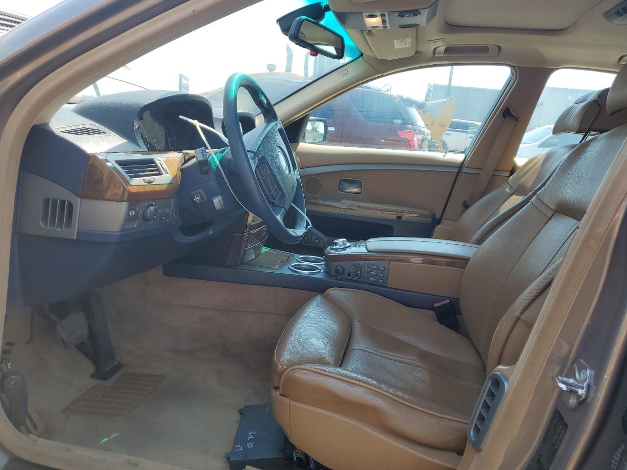 2002 Bmw 745 I Brown vin: WBAGL634X2DP59674