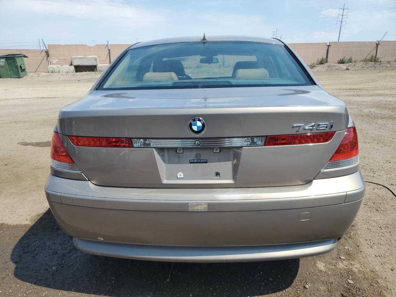 2002 Bmw 745 I Brown vin: WBAGL634X2DP59674