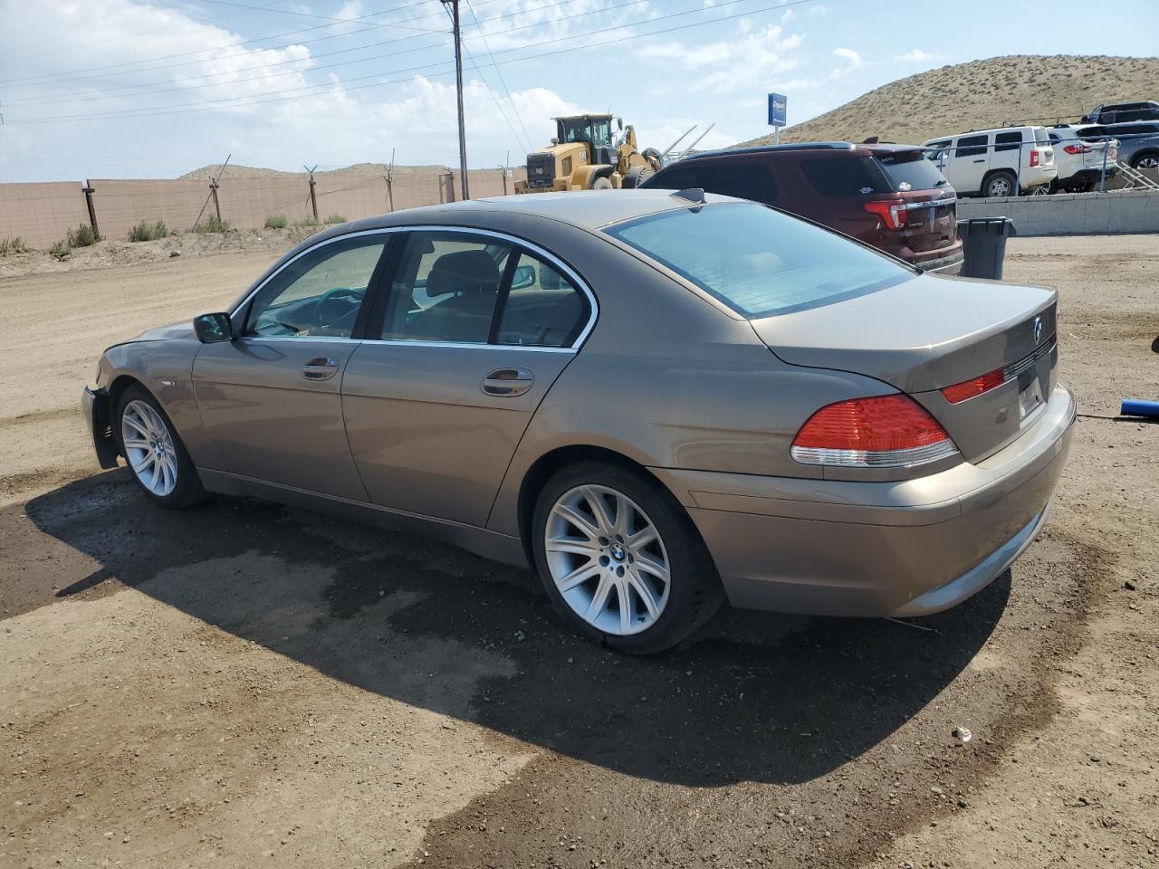 2002 Bmw 745 I Brown vin: WBAGL634X2DP59674