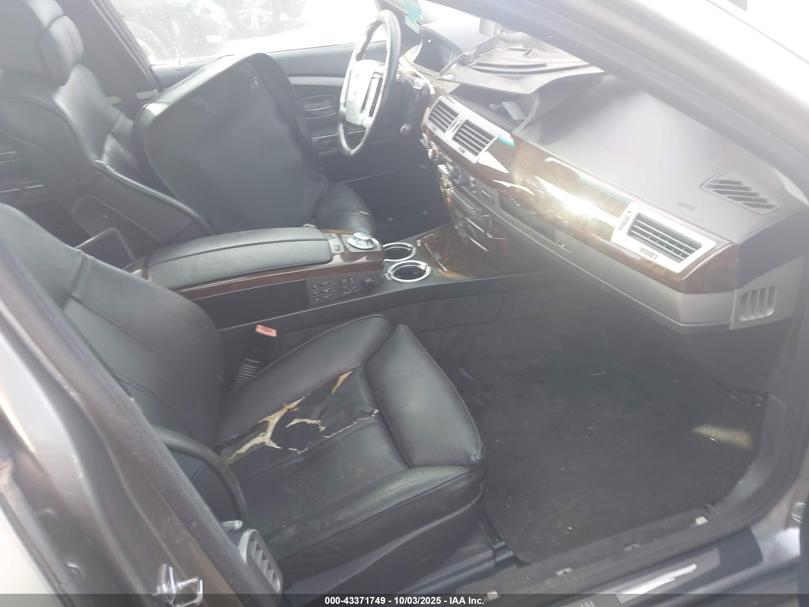 2003 Bmw 745i   Gray vin: WBAGL634X3DP67579