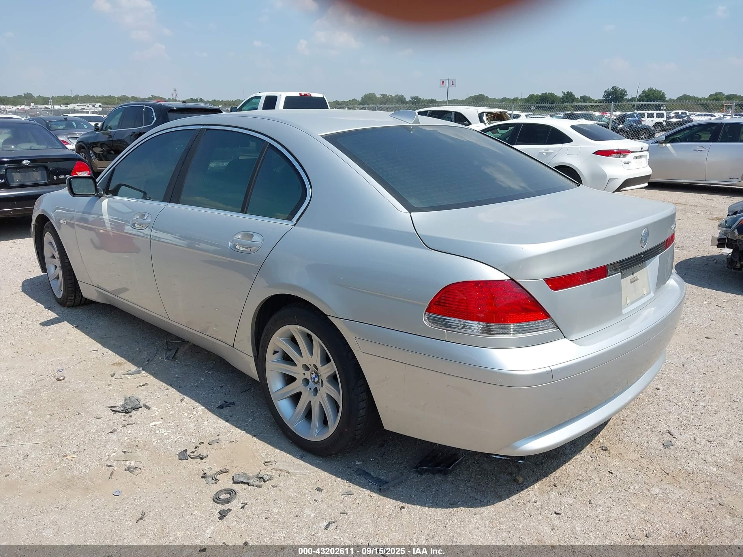 2004 Bmw 745i   Gray vin: WBAGL63504DP73708