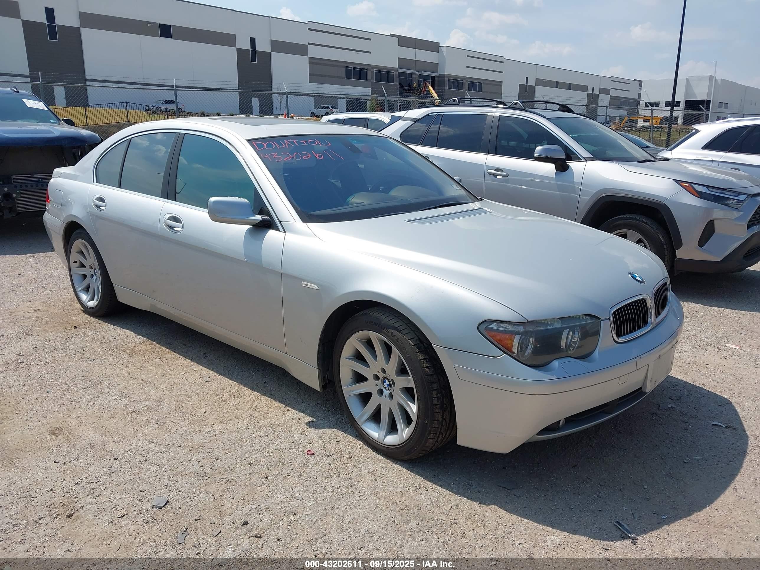 2004 Bmw 745i   Gray vin: WBAGL63504DP73708