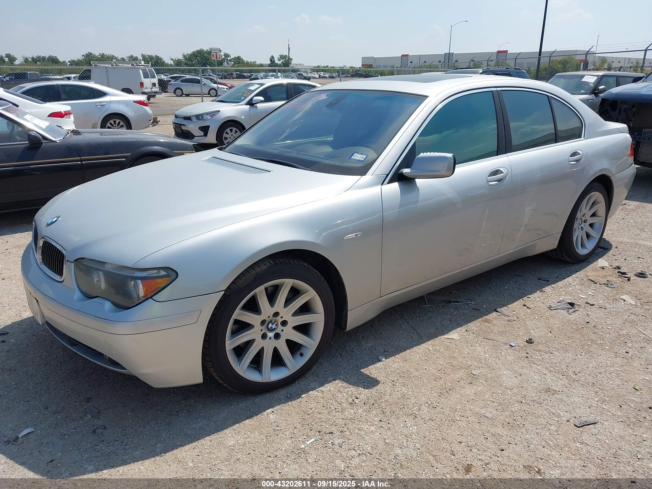 2004 Bmw 745i   Gray vin: WBAGL63504DP73708