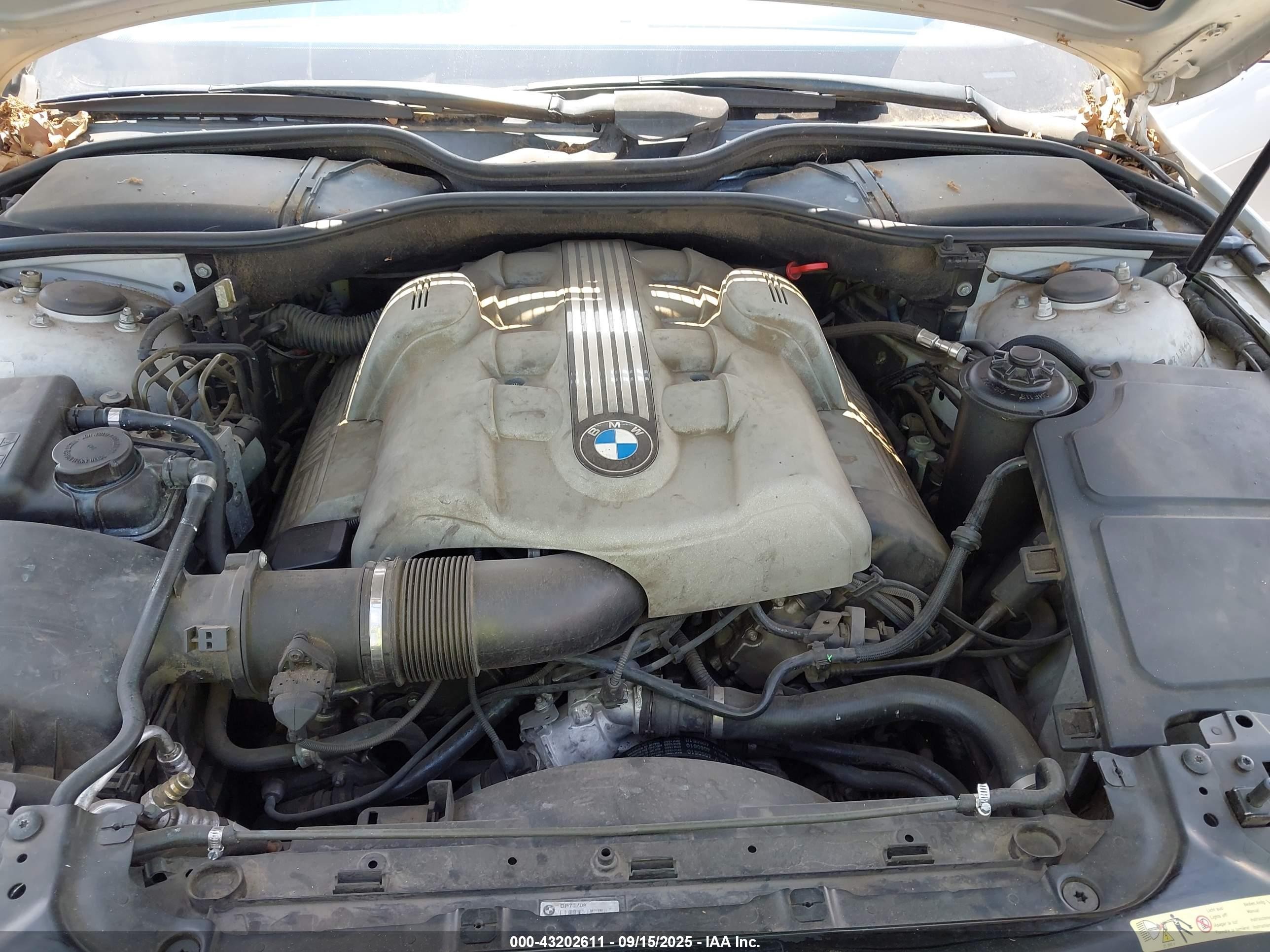 2004 Bmw 745i   Gray vin: WBAGL63504DP73708