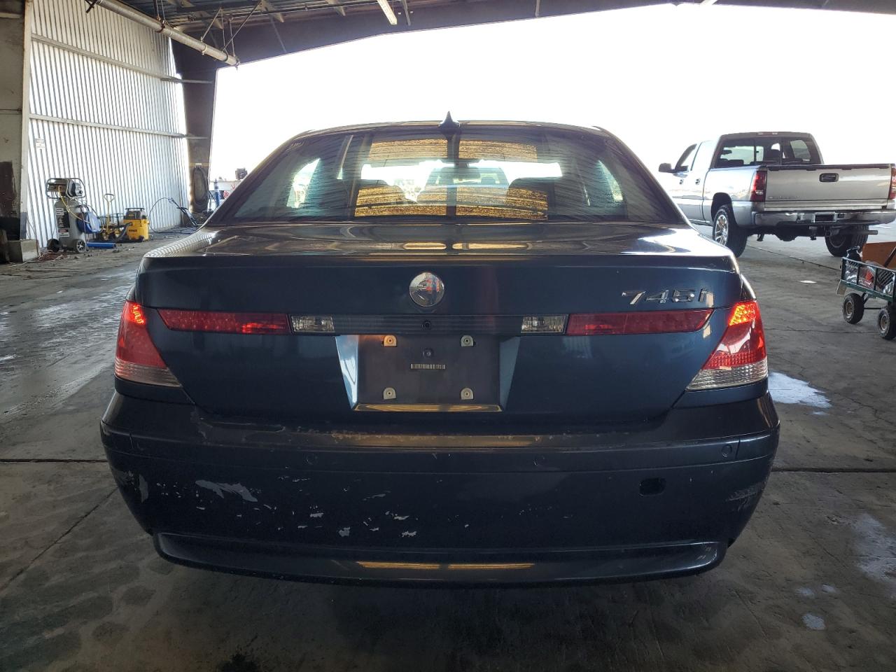 2005 Bmw 745 I Gray vin: WBAGL63535DP76667