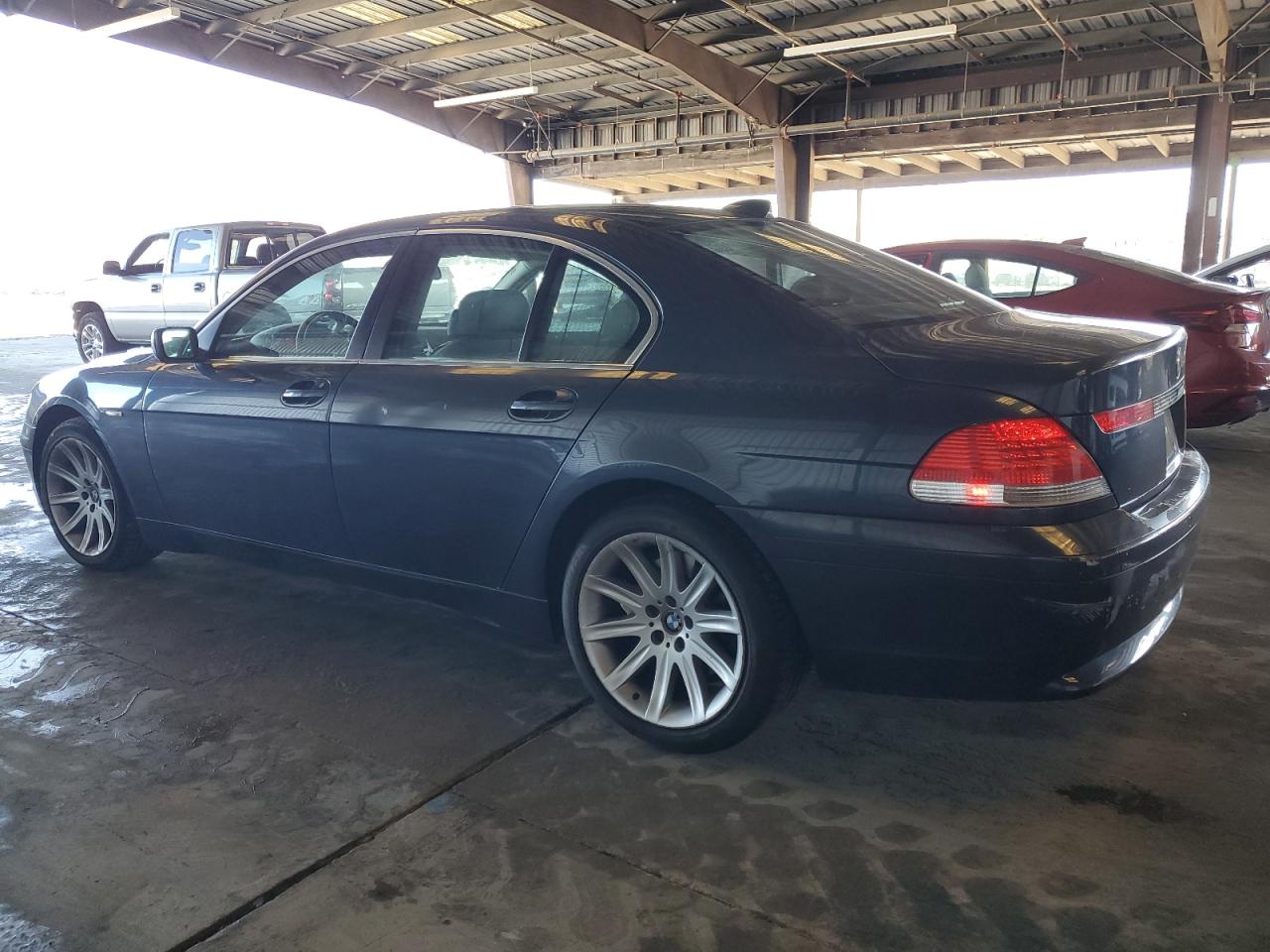 2005 Bmw 745 I Gray vin: WBAGL63535DP76667