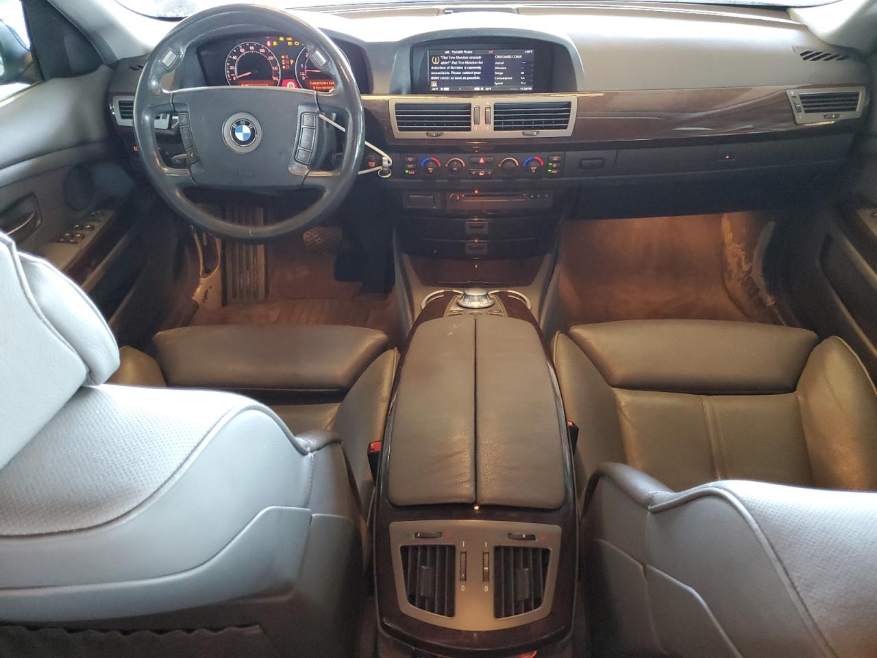2005 Bmw 745 I Gray vin: WBAGL63535DP76667