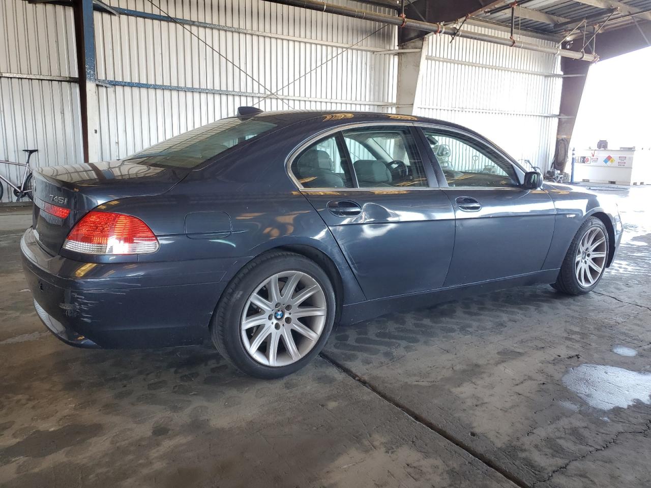 2005 Bmw 745 I Gray vin: WBAGL63535DP76667