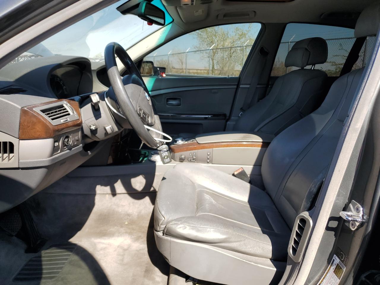 2005 Bmw 745 I   Gray vin: WBAGL63545DP74605