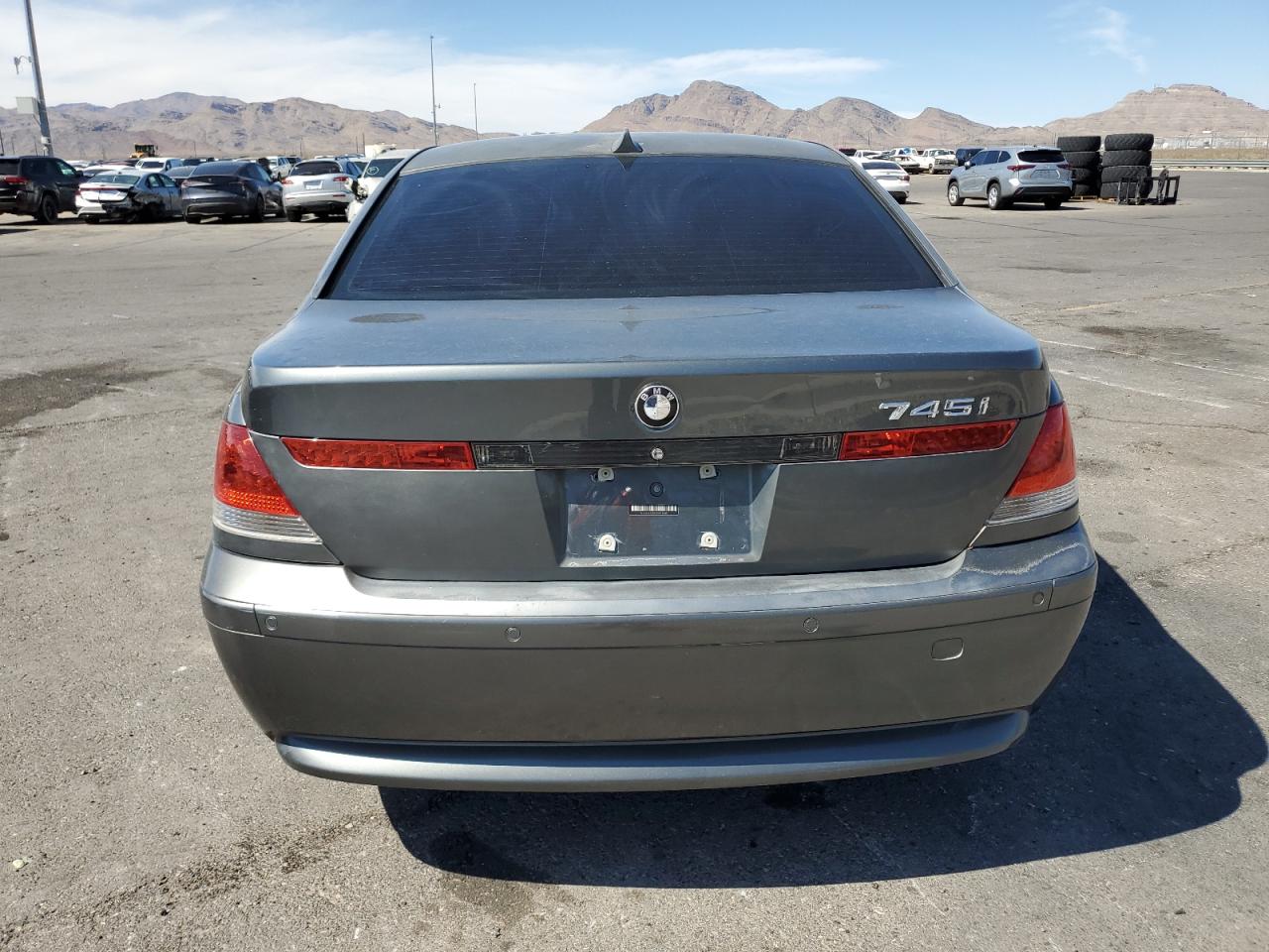 2005 Bmw 745 I   Gray vin: WBAGL63545DP74605