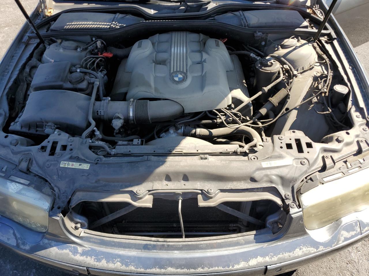2005 Bmw 745 I   Gray vin: WBAGL63545DP74605