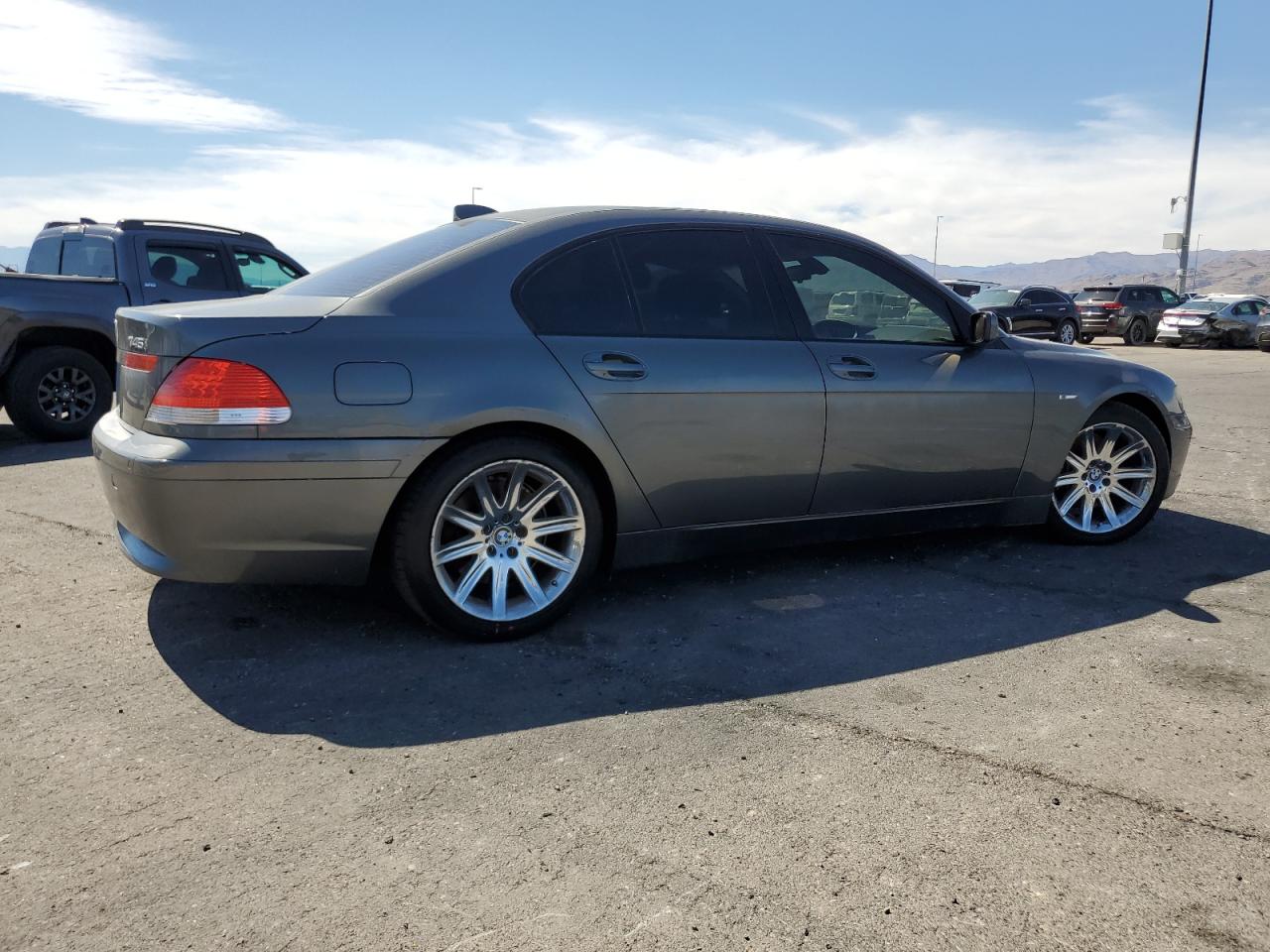 2005 Bmw 745 I   Gray vin: WBAGL63545DP74605