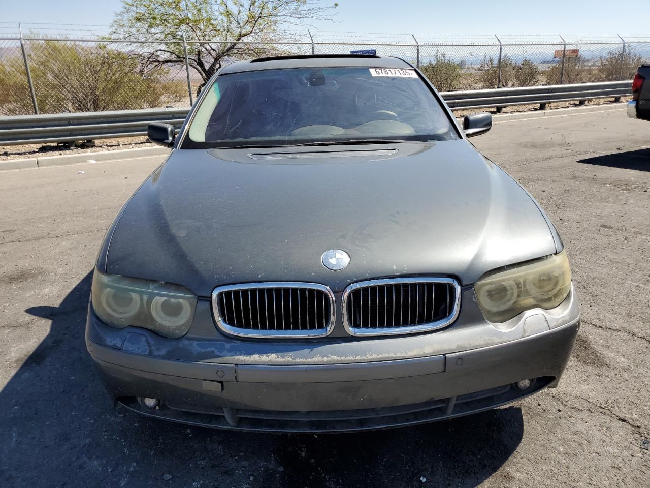 2005 Bmw 745 I   Gray vin: WBAGL63545DP74605