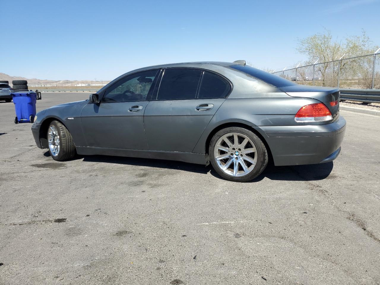 2005 Bmw 745 I   Gray vin: WBAGL63545DP74605