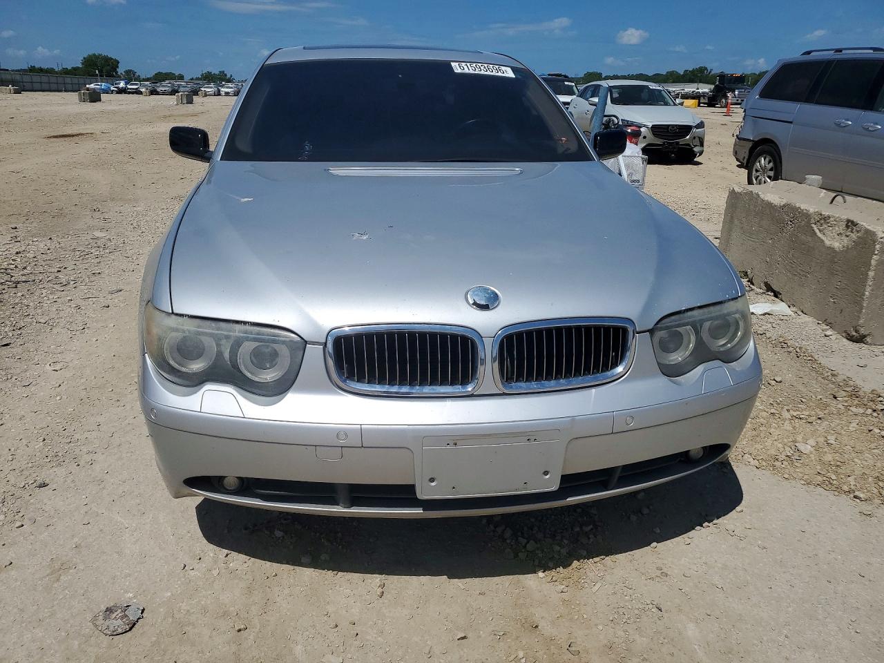 2005 Bmw 745 Серебряный vin: WBAGL63565DP75562