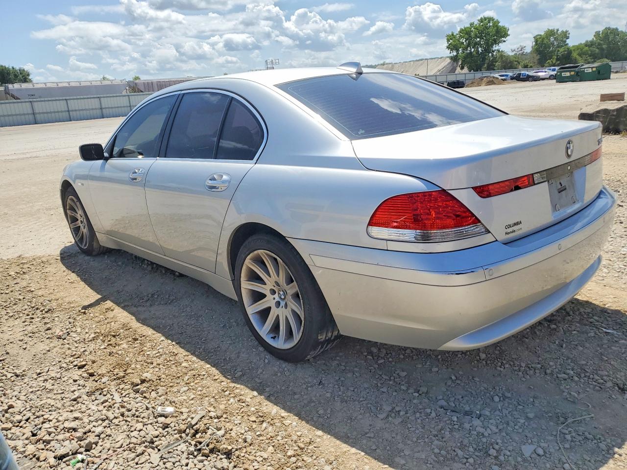 2005 Bmw 745 Серебряный vin: WBAGL63565DP75562