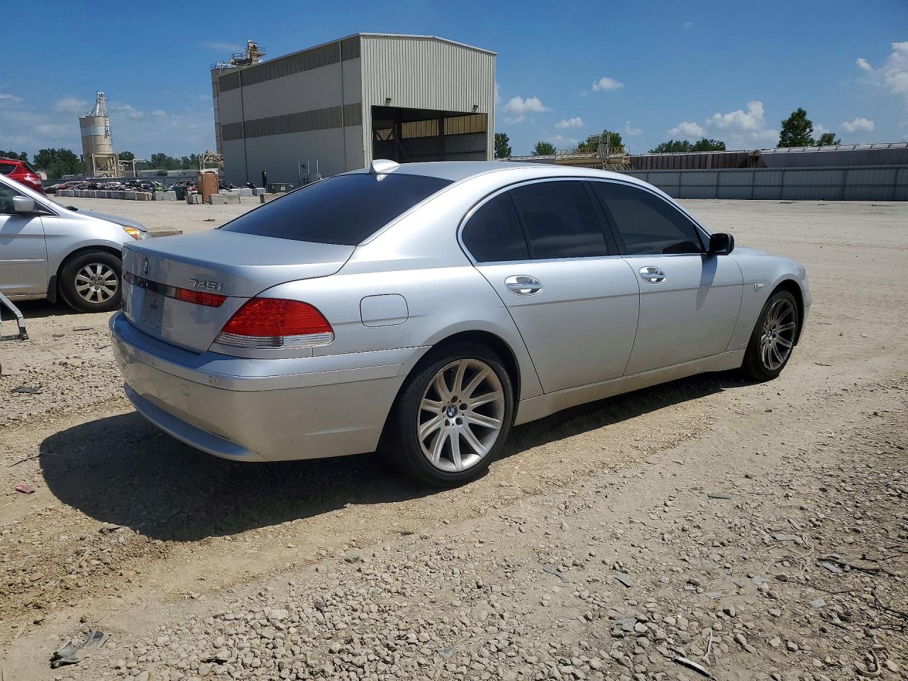 2005 Bmw 745 Серебряный vin: WBAGL63565DP75562