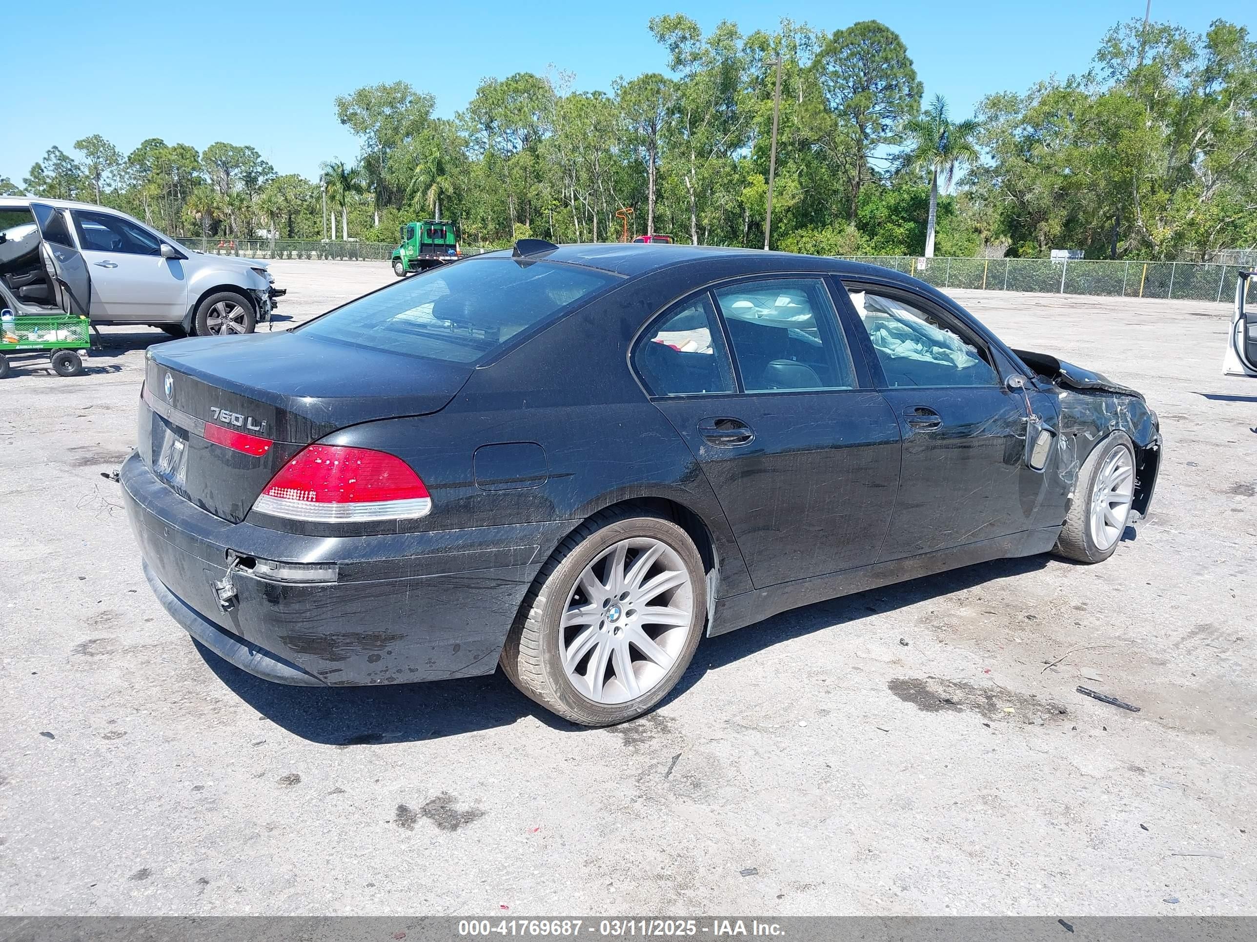 2005 Bmw 745i   Black vin: WBAGL63585DP76177
