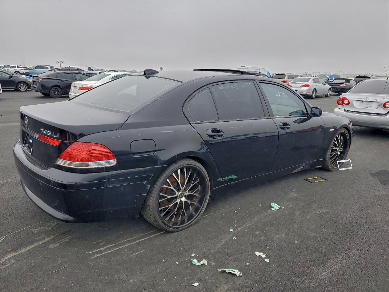 2003 Bmw 745 Li Black vin: WBAGN63403DR19508