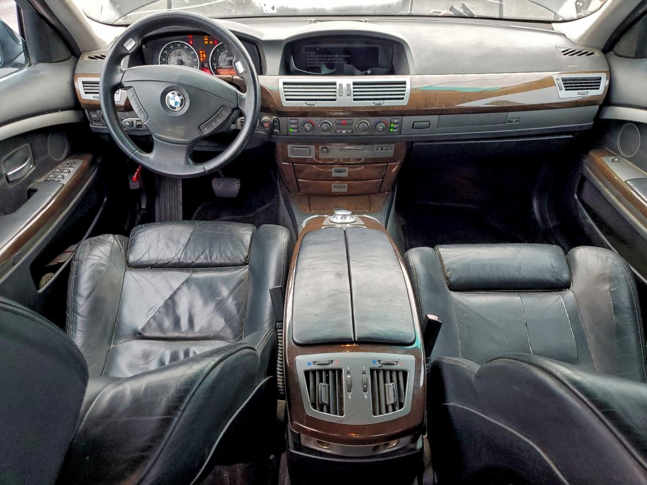 2003 Bmw 745 Li Black vin: WBAGN63403DR19508