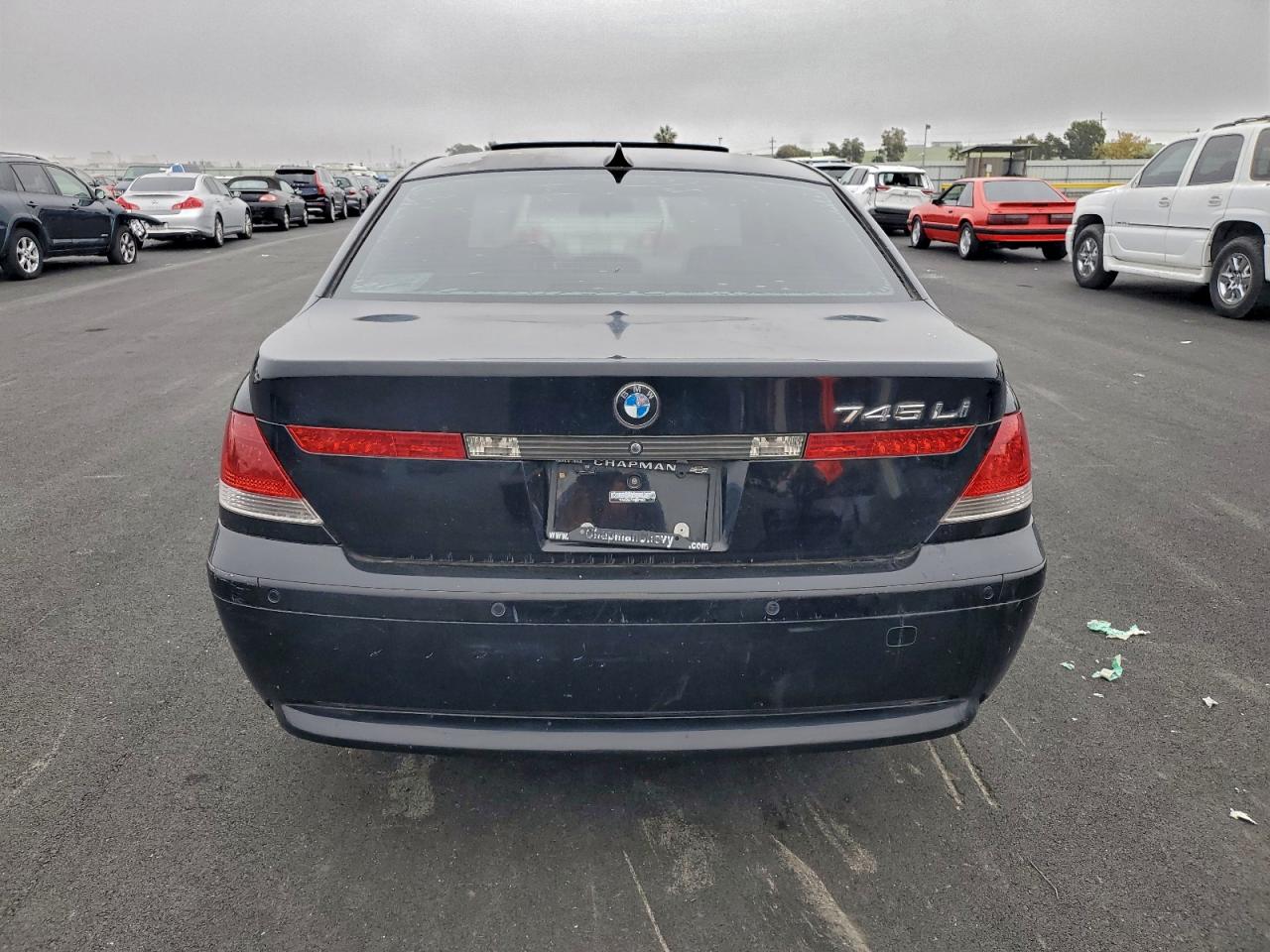 2003 Bmw 745 Li Black vin: WBAGN63403DR19508