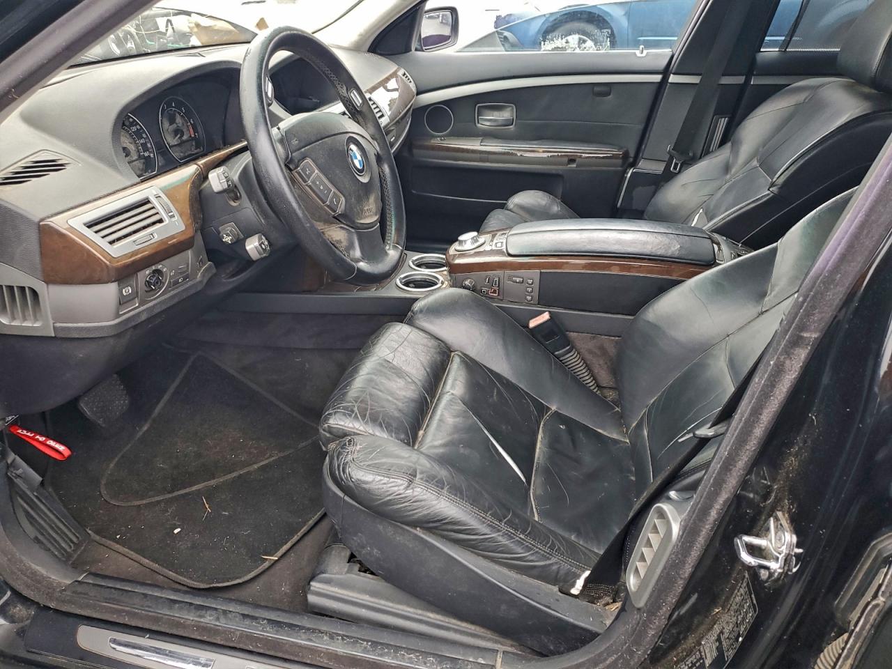 2003 Bmw 745 Li Black vin: WBAGN63403DR19508