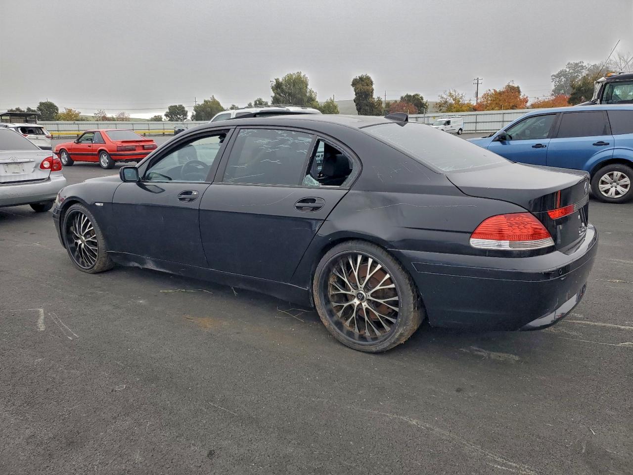 2003 Bmw 745 Li Black vin: WBAGN63403DR19508