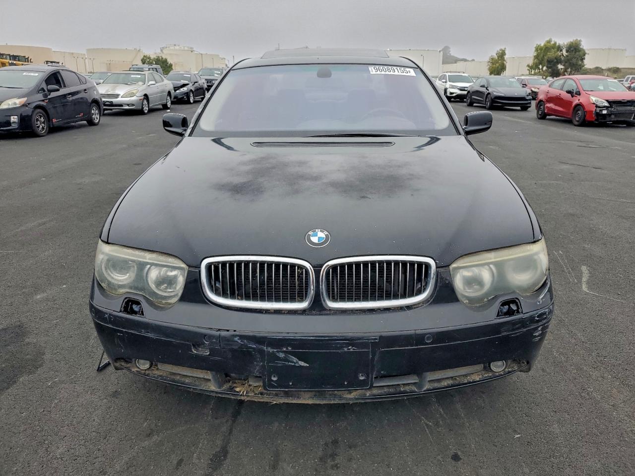 2003 Bmw 745 Li Black vin: WBAGN63403DR19508