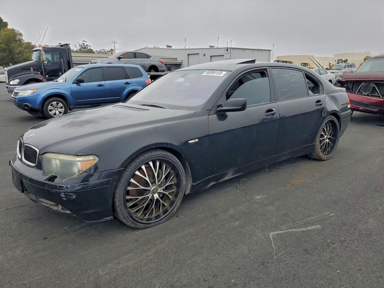 2003 Bmw 745 Li Black vin: WBAGN63403DR19508