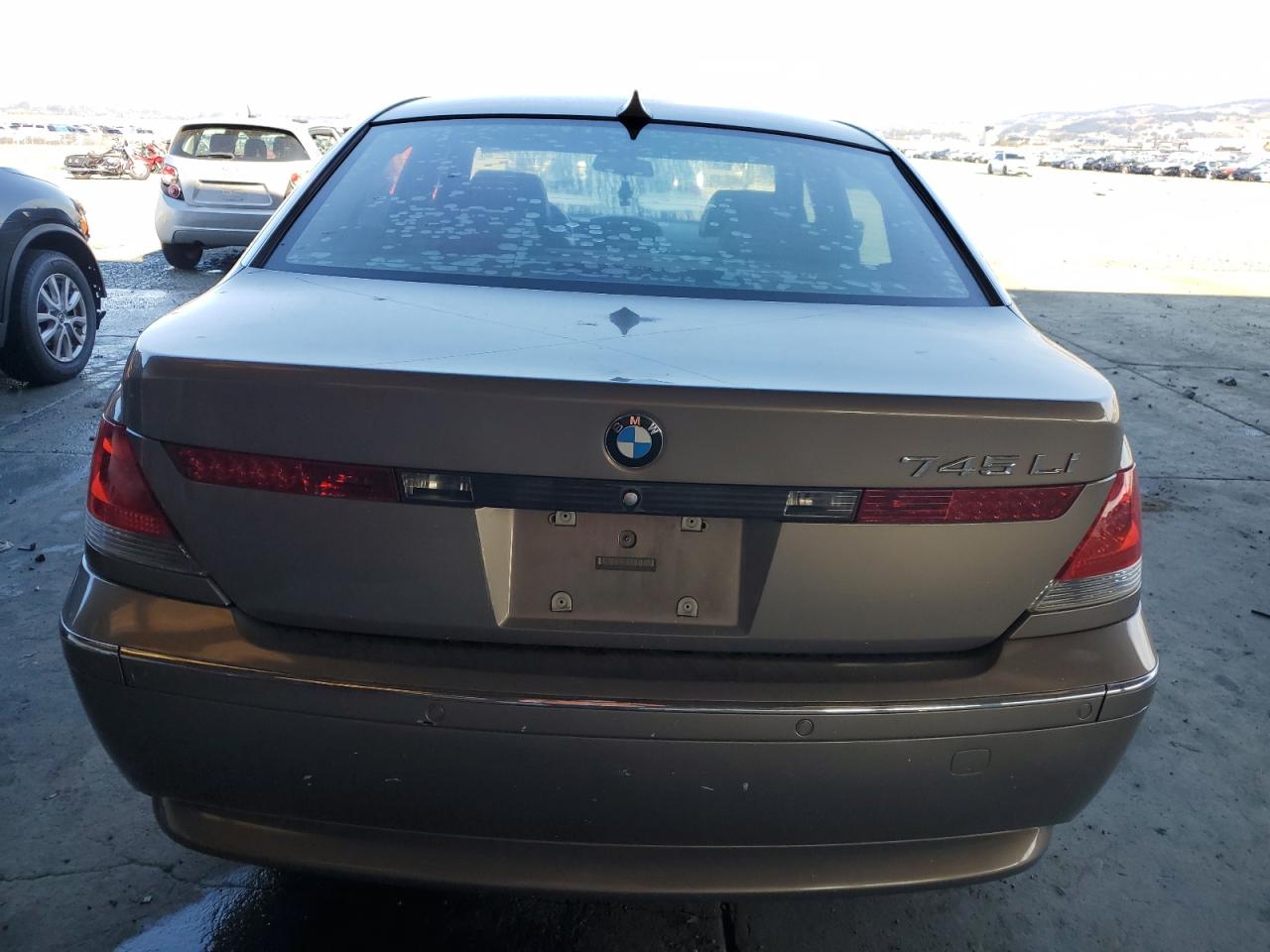 2004 Bmw 745 Li Gray vin: WBAGN63404DS45720