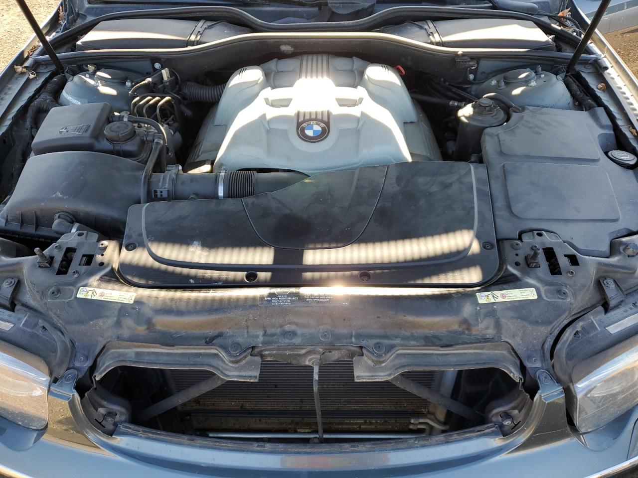 2004 Bmw 745 Li Gray vin: WBAGN63404DS49900