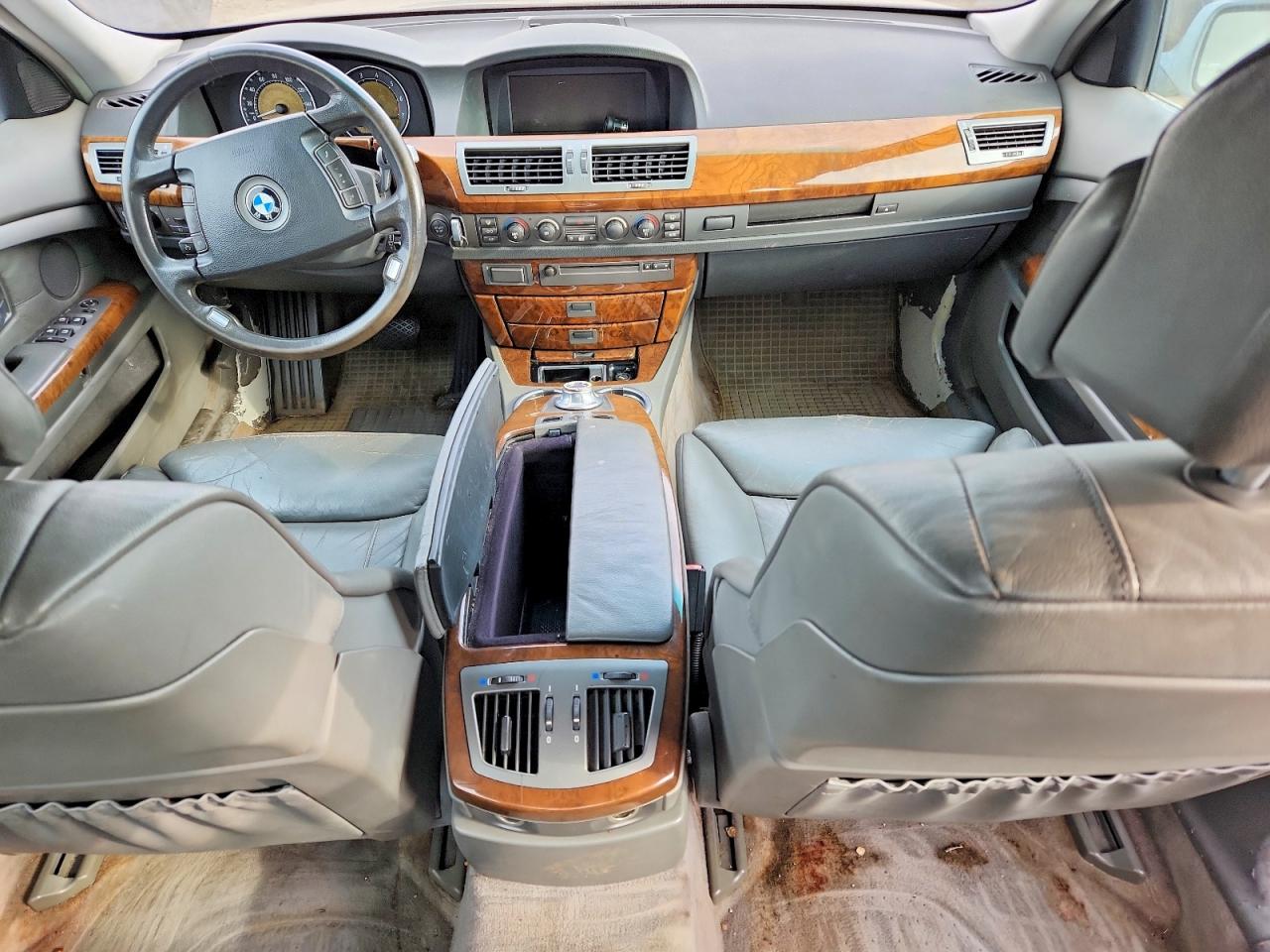 2002 Bmw 745 Li Gray vin: WBAGN63412DR02960
