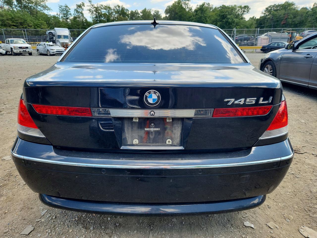 2003 Bmw 745 Li Black vin: WBAGN63413DR09490