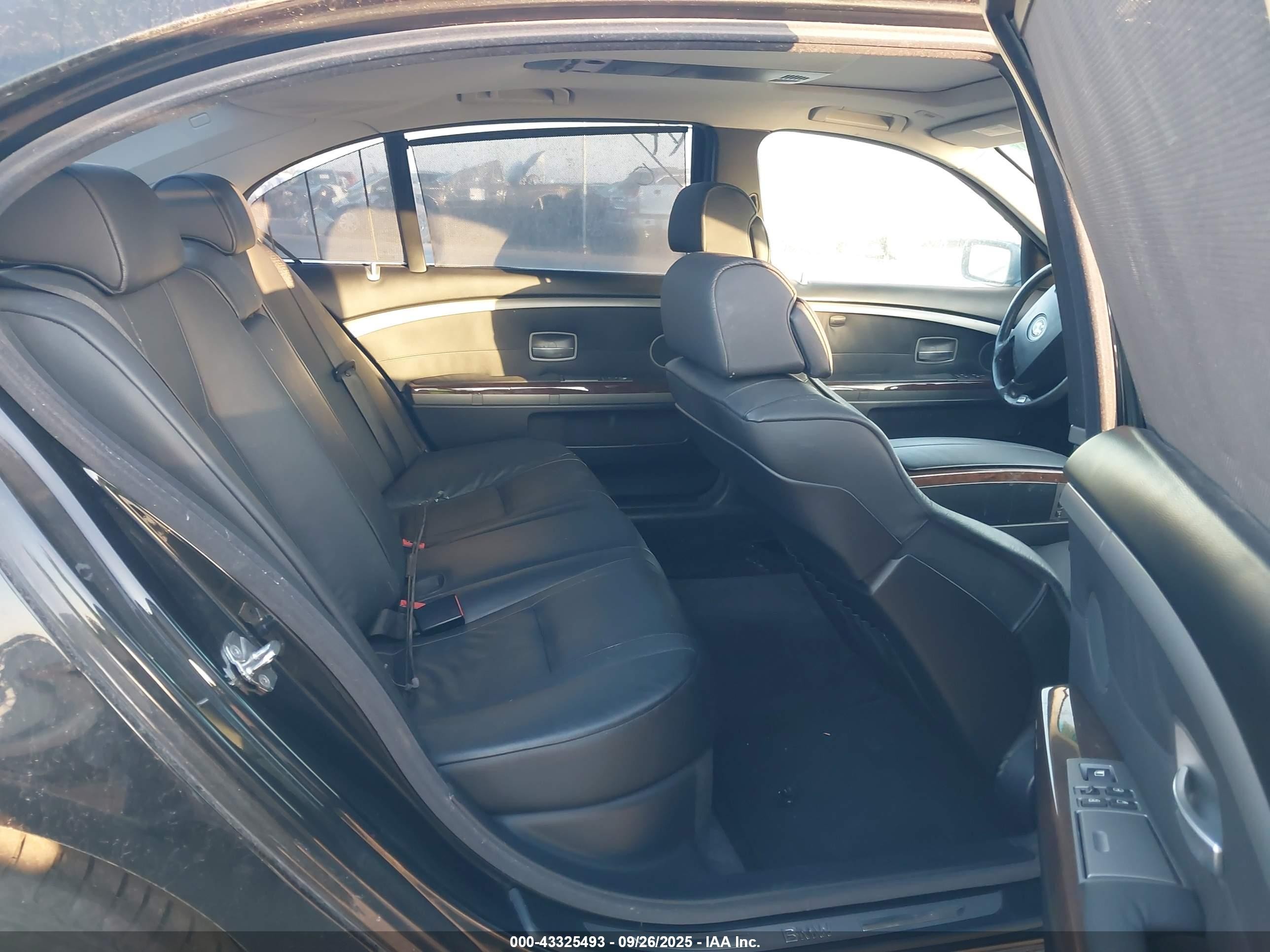 2003 Bmw 745li   Черный vin: WBAGN63413DR10879