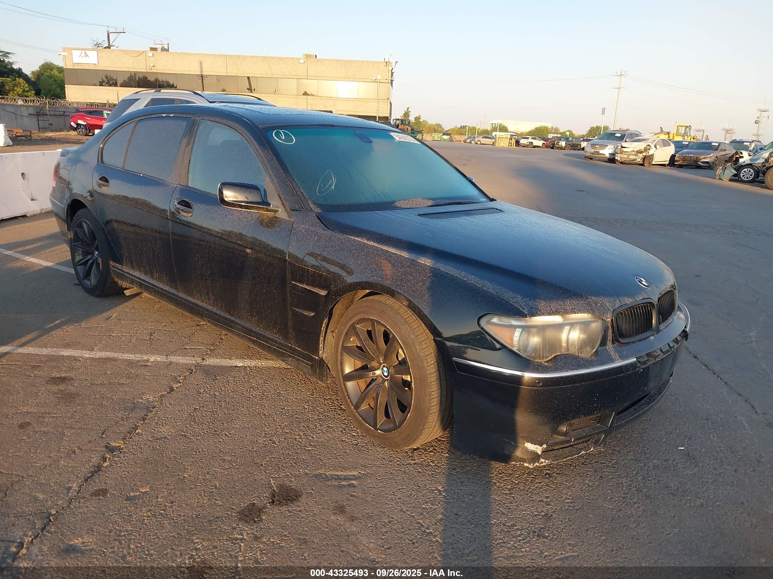 2003 Bmw 745li   Black vin: WBAGN63413DR10879