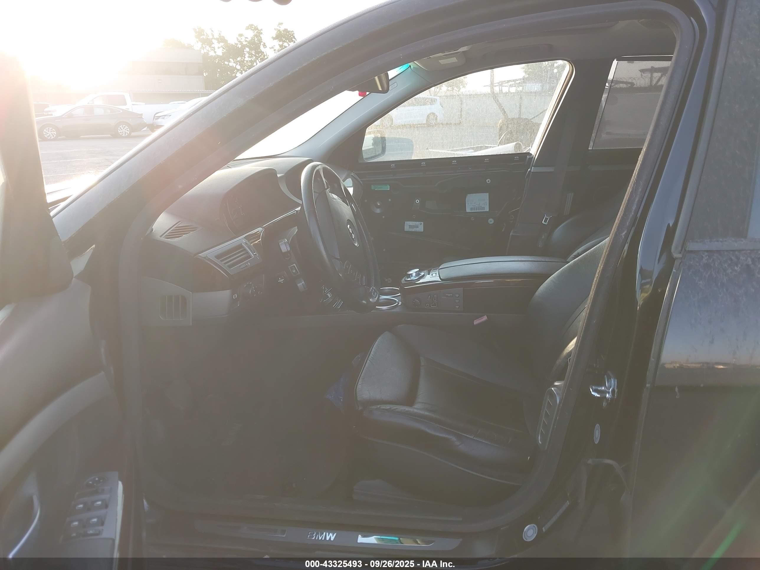 2003 Bmw 745li   Черный vin: WBAGN63413DR10879