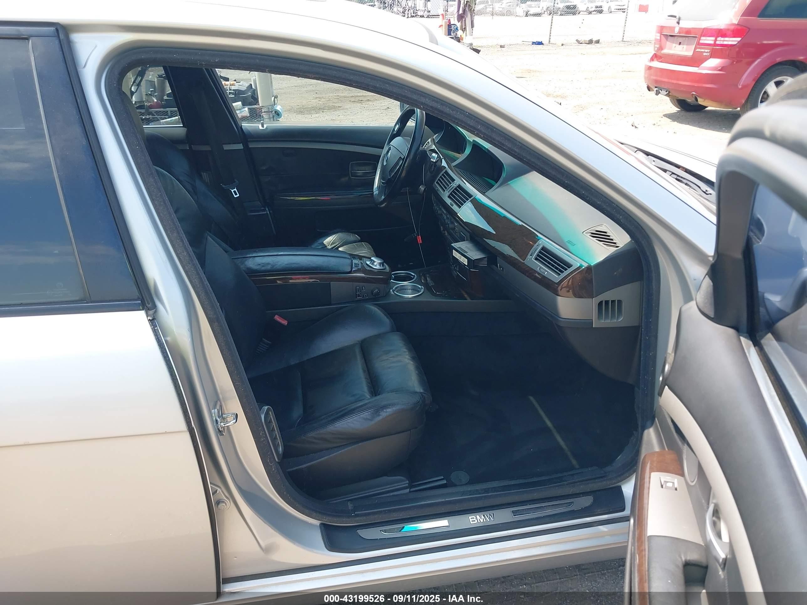 2003 Bmw 745li   Silver vin: WBAGN63413DR17833