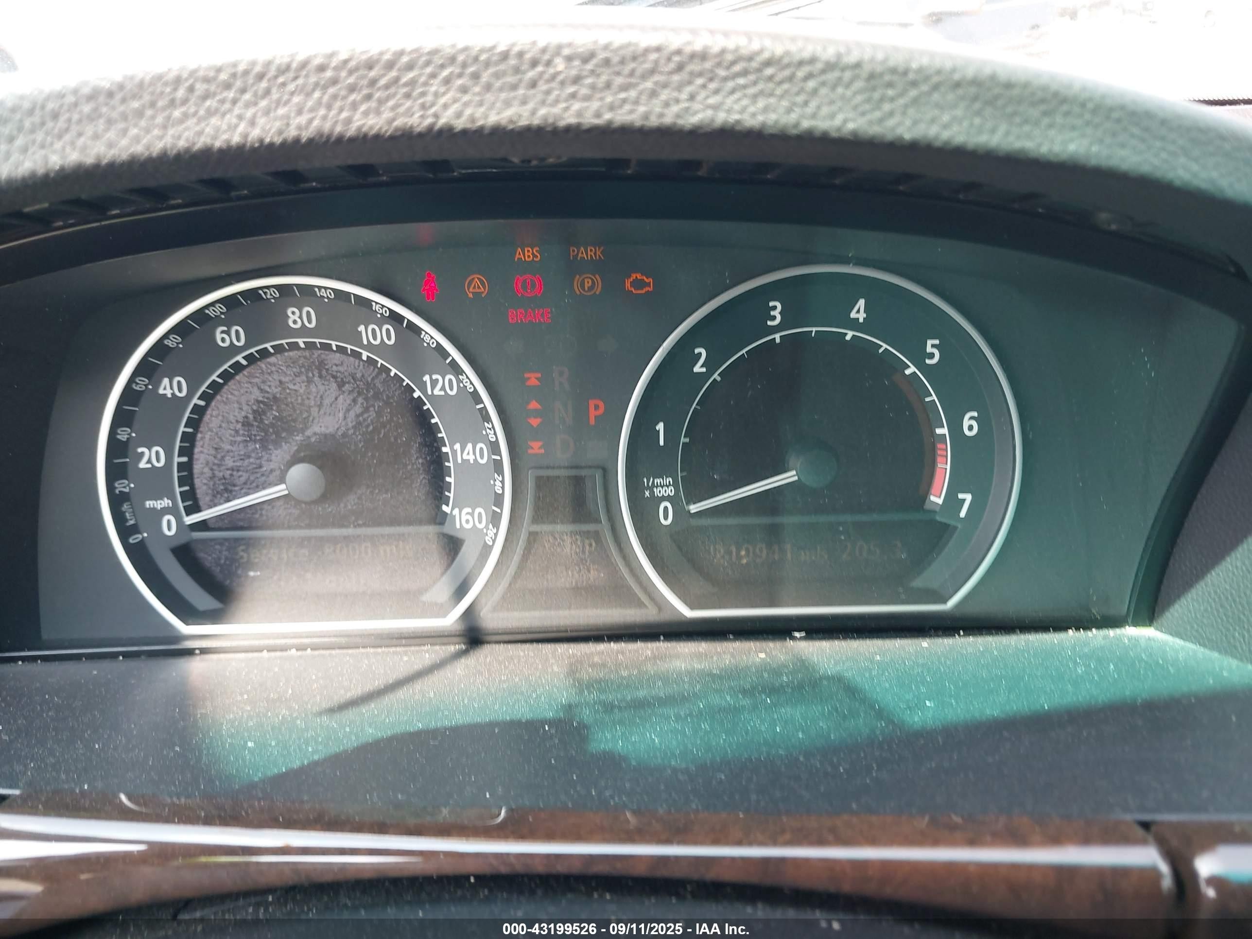 2003 Bmw 745li   Silver vin: WBAGN63413DR17833